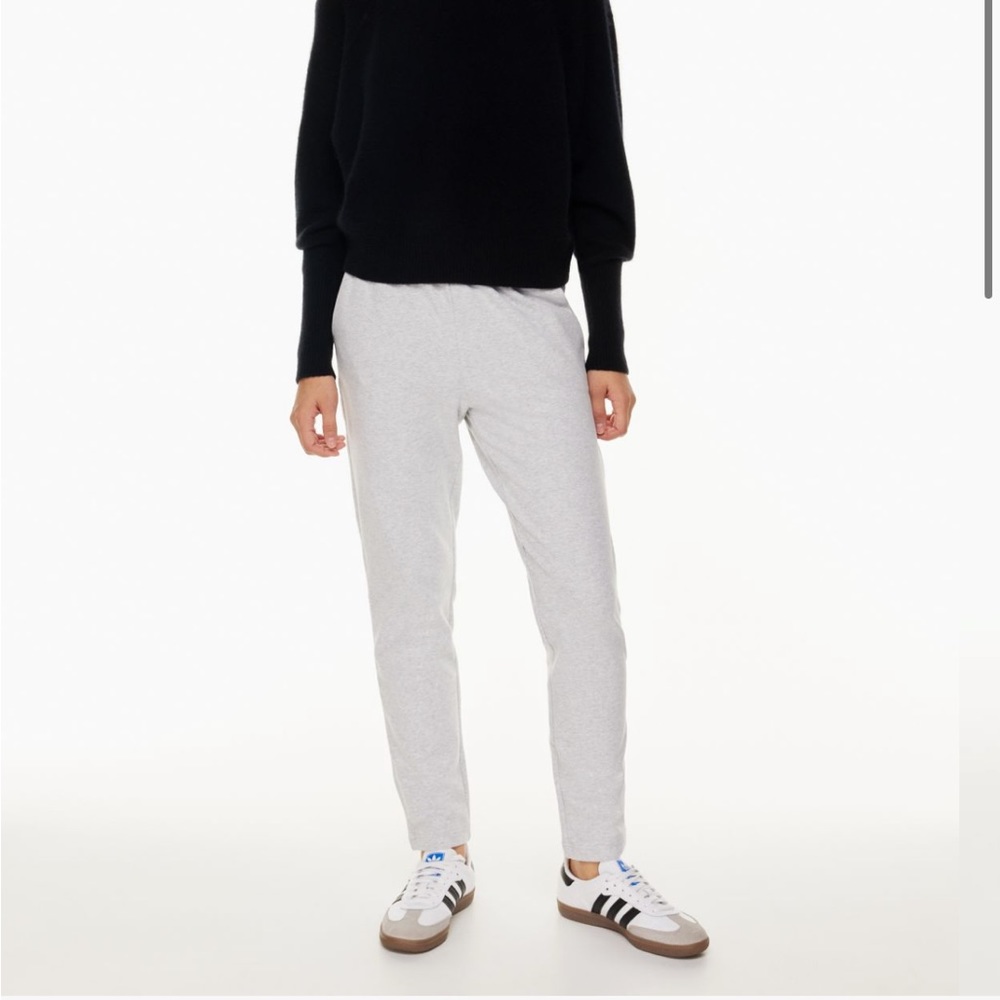 Aritzia Rocket Pants in Heather Sport White